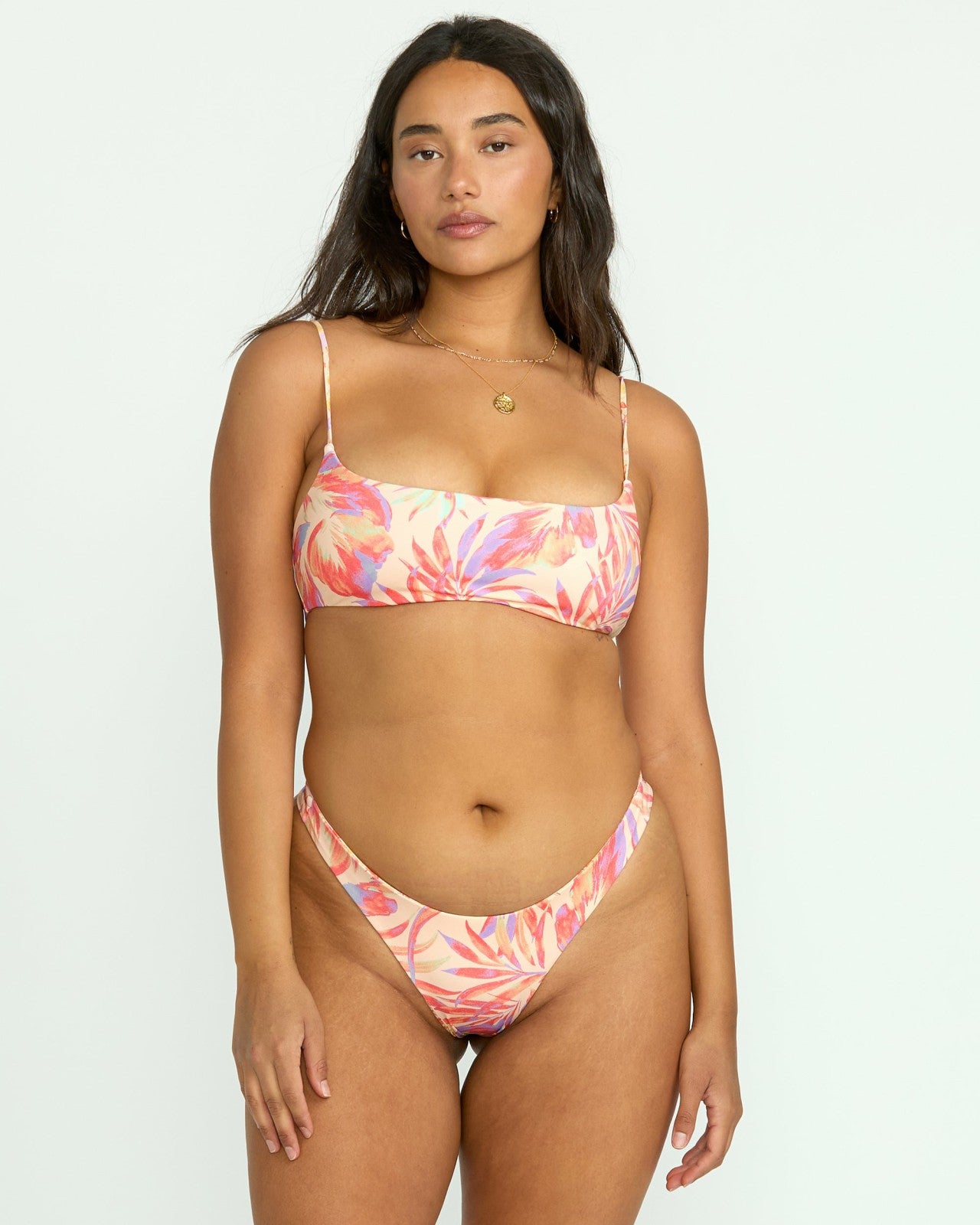 Tropic Wave Reversible Jaclyn Crop Bikini Top | Multi Billabong