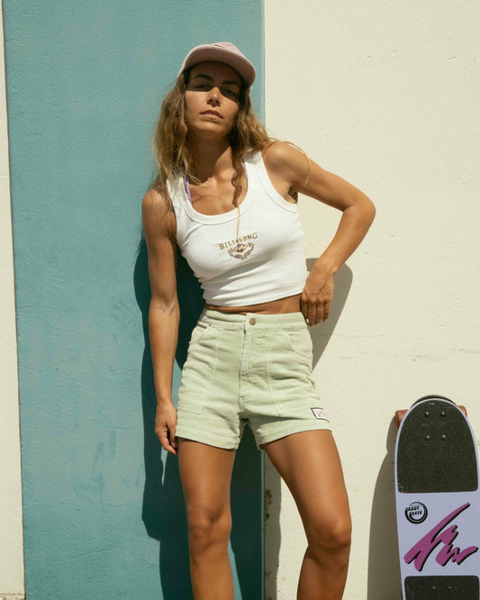 Set The Tone Cord Short | Pistachio Billabong
