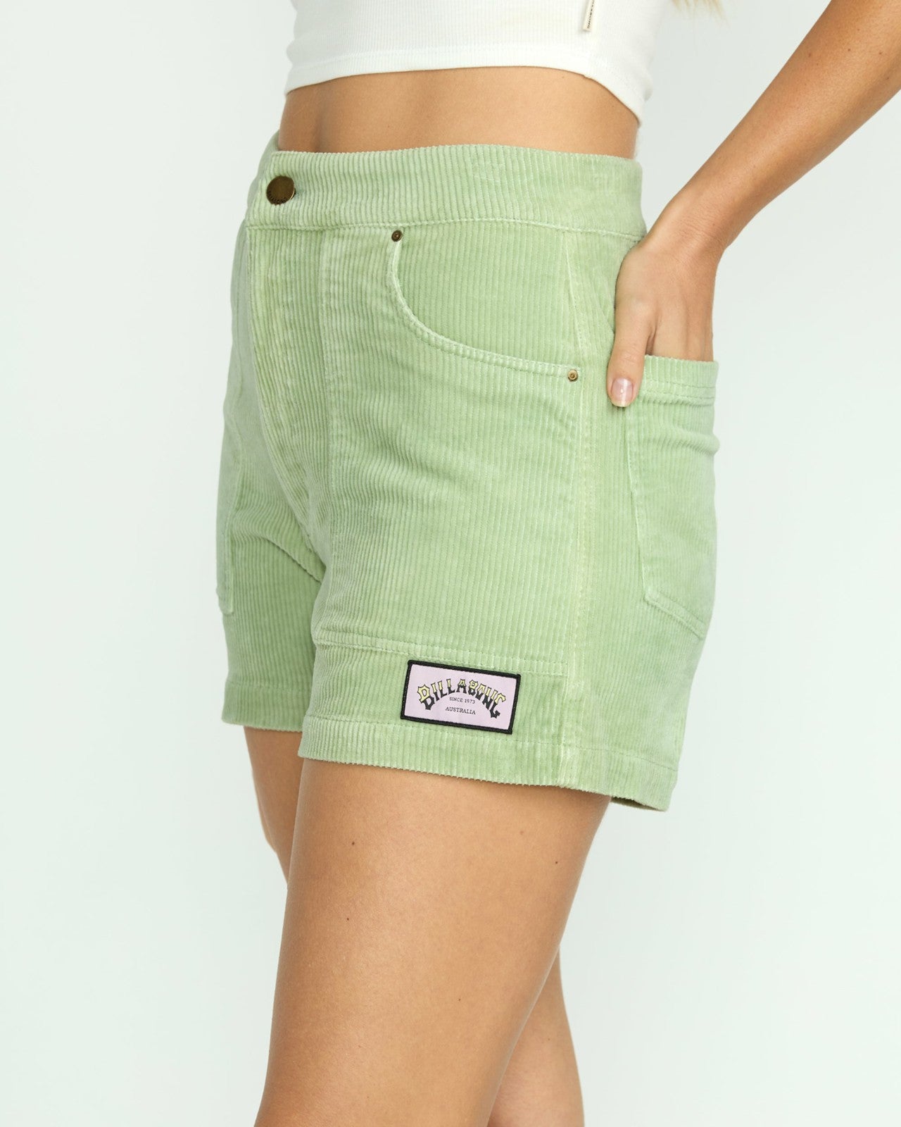 Set The Tone Cord Short | Pistachio Billabong