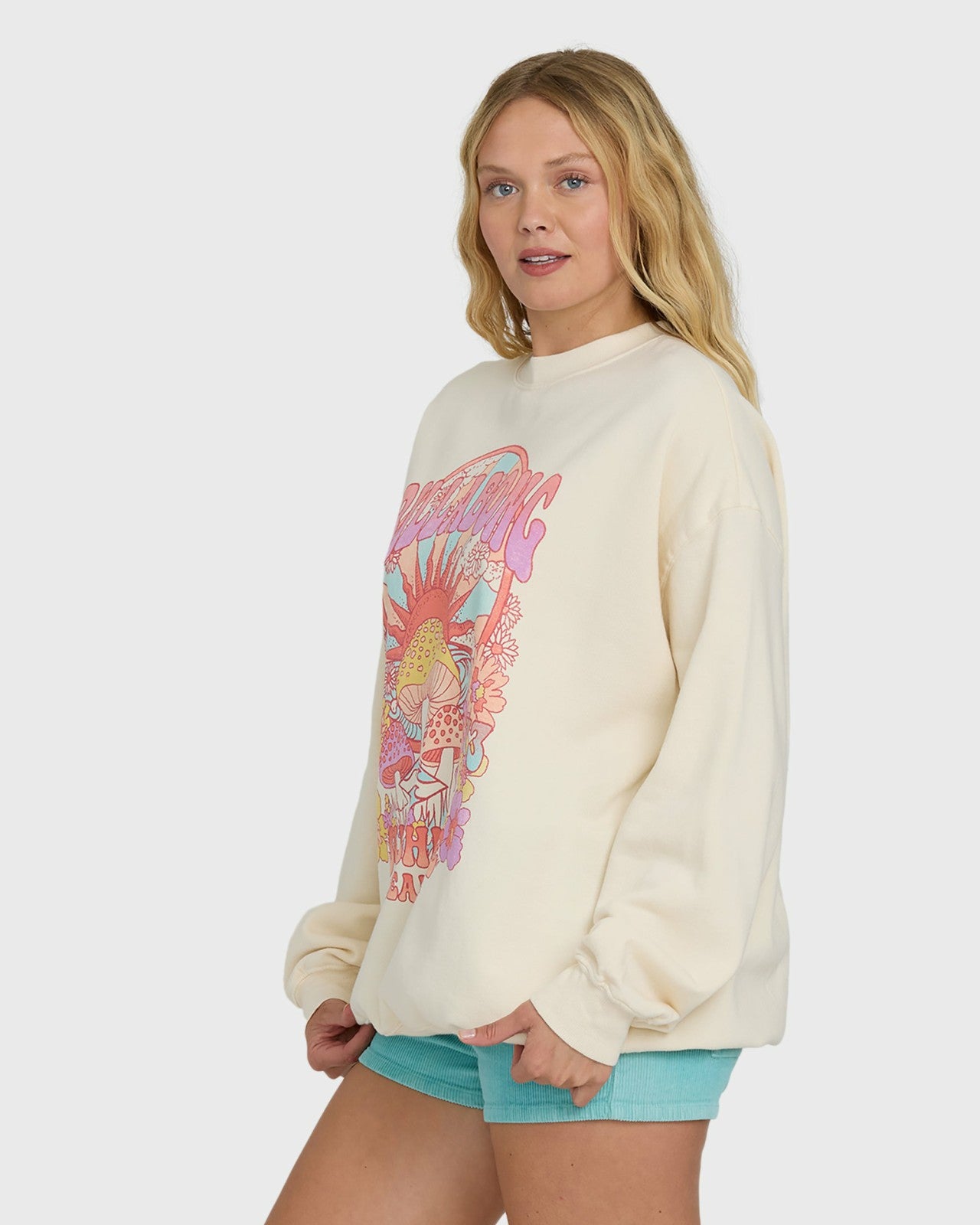 Ride In Crewneck Sweatshirt | Whitecap Billabong