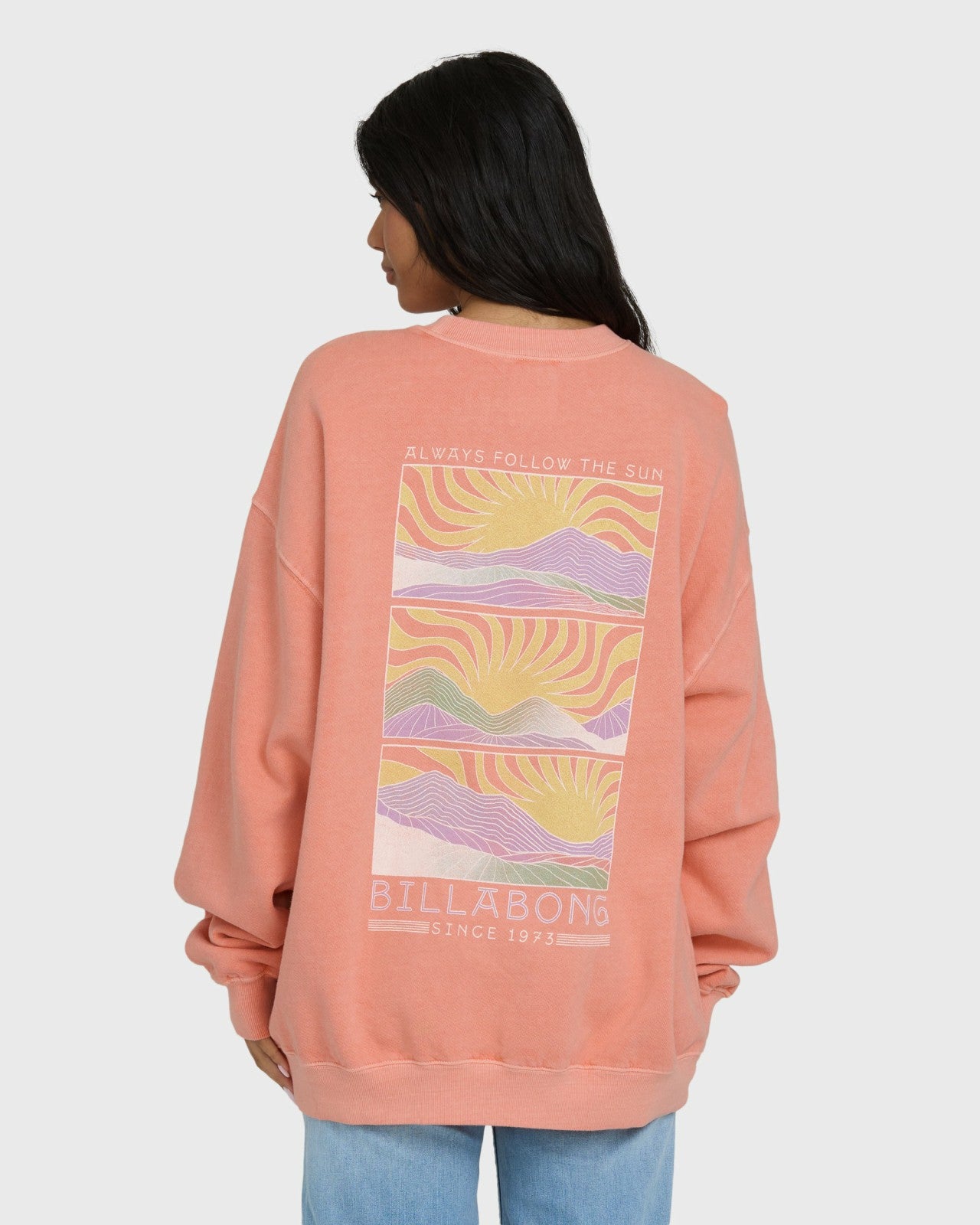 Ride In Crewneck Sweatshirt | Peach Out Billabong
