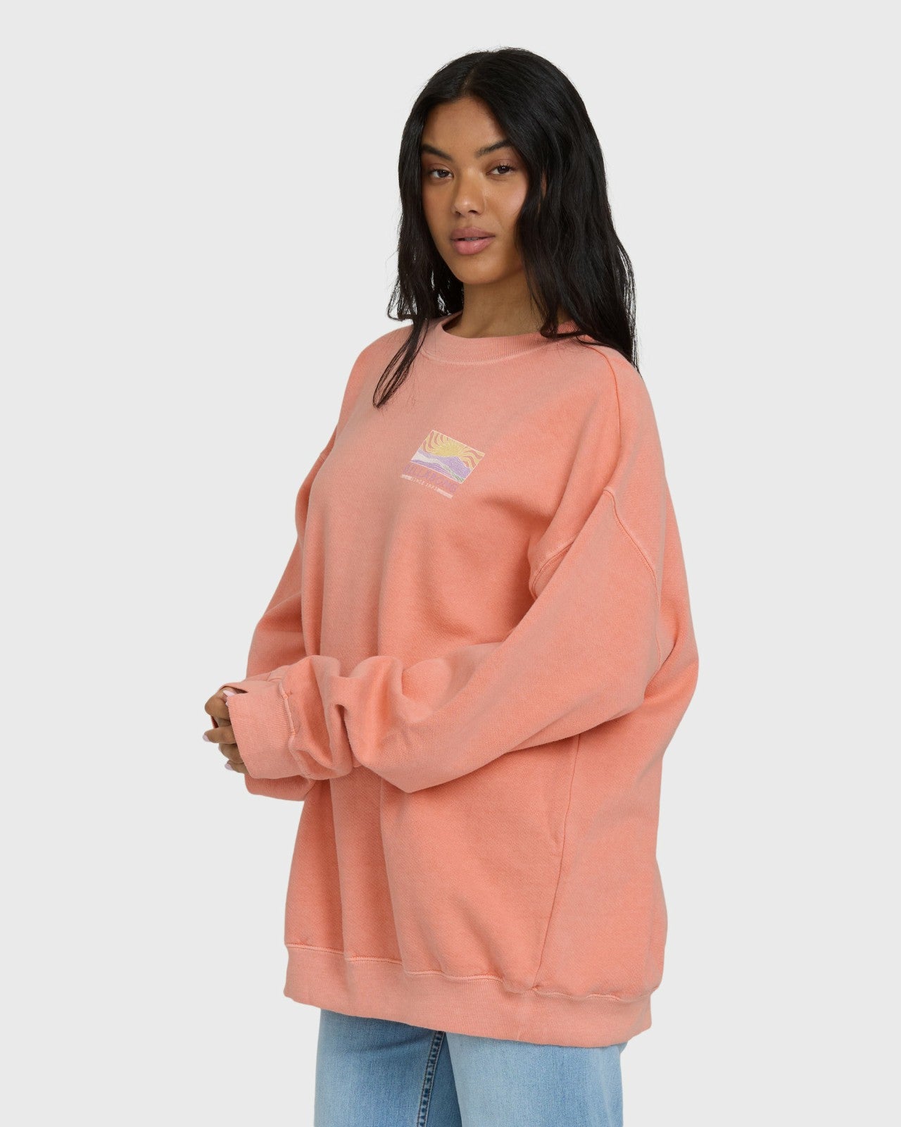 Ride In Crewneck Sweatshirt | Peach Out Billabong