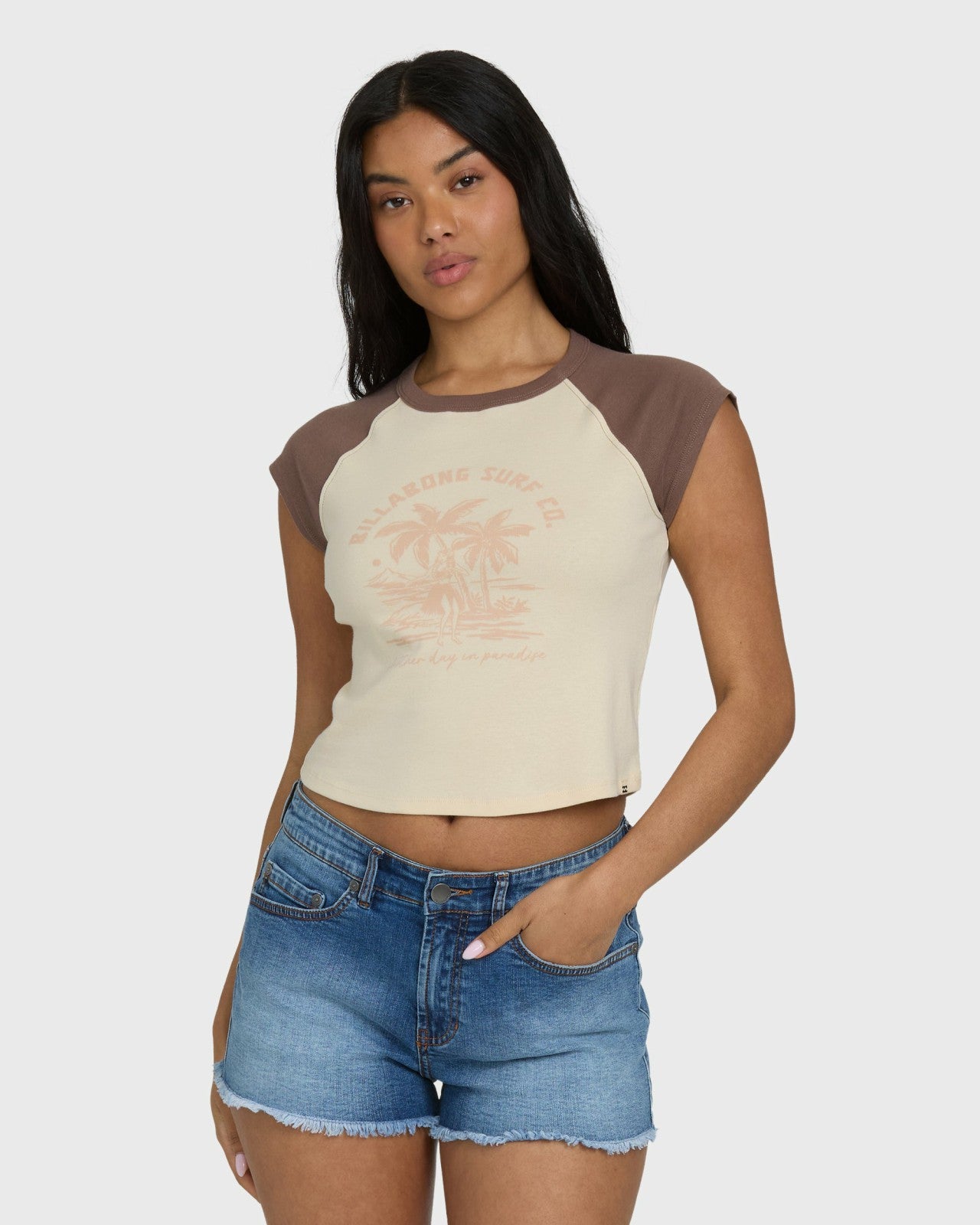 Paradise Raglan Short Sleeve T-Shirt | Kona Billabong