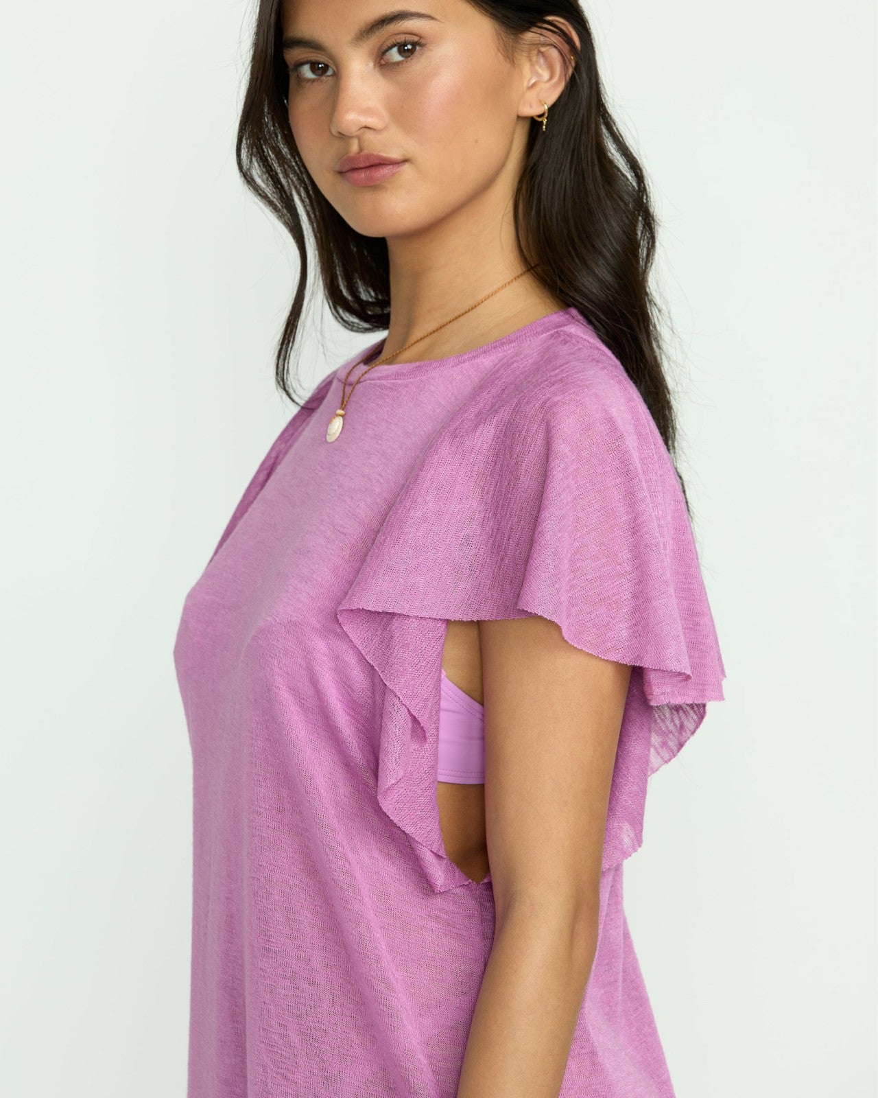 Out For Waves Coverup Dress | Bright Rose Billabong