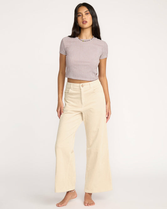 Free Fall High-Waist Cord Pants | Whitecap Billabong