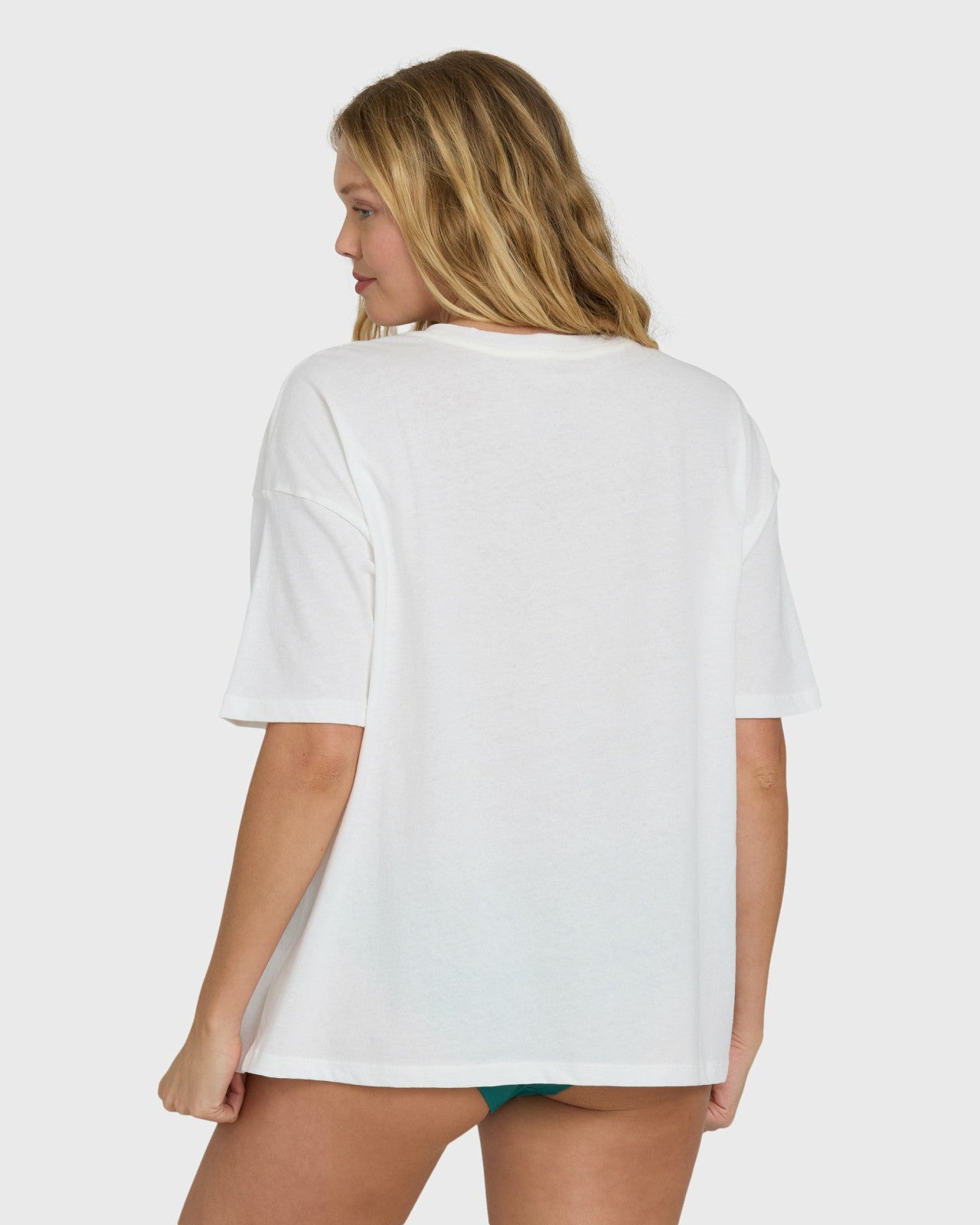 Floral Press Short Sleeve T-Shirt | Salt Crystal Billabong