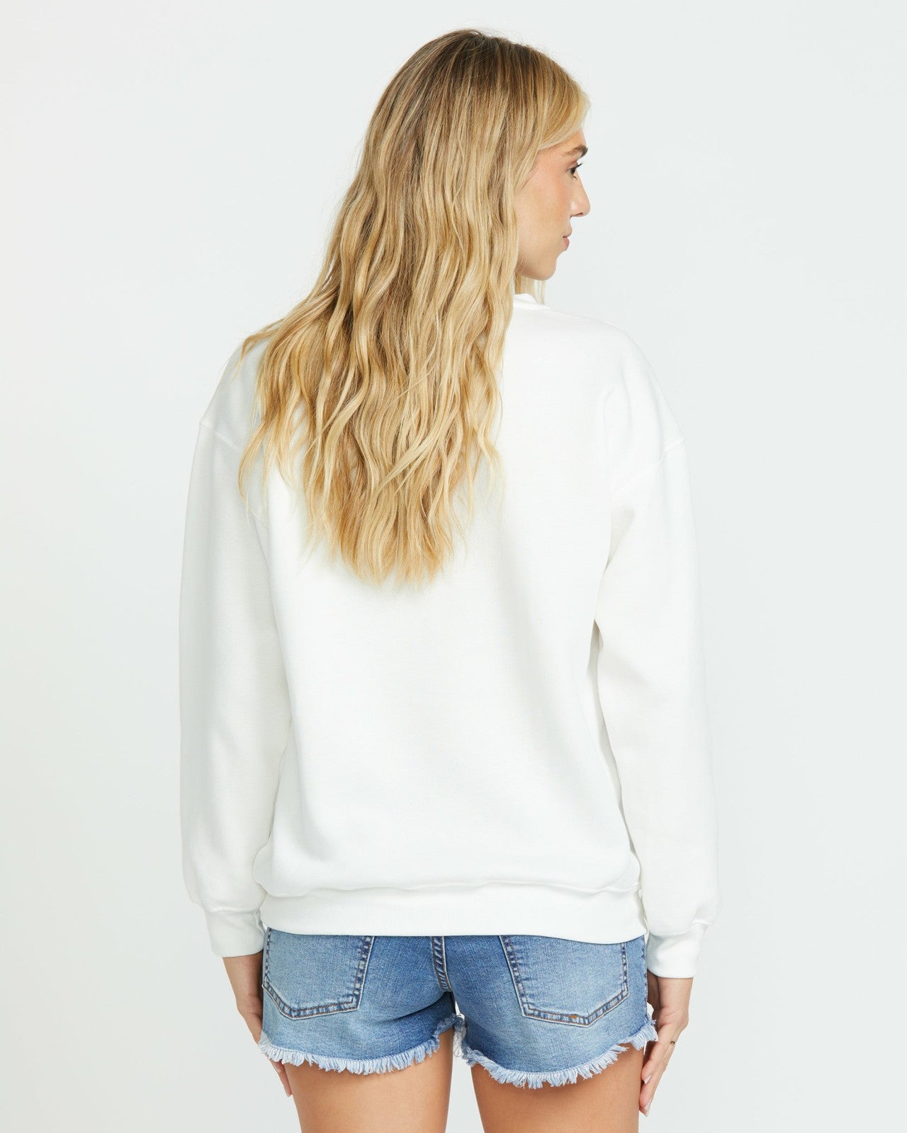 Balanced Out Crew Sweatshirt | Salt Crystal Billabong